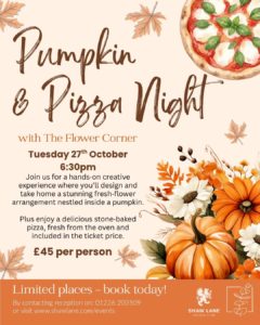 Pumpkin & Pizza Night